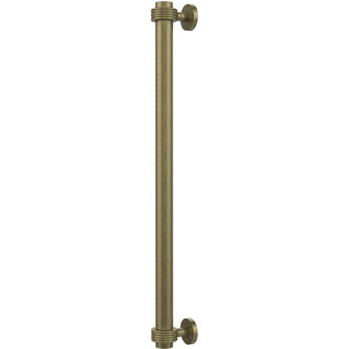Allied Brass 402G-RP-SN 18 Inch Refrigerator Pull with Groovy Accents Satin Nickel Allied Brass 402G-RP-SN 18 Inch Refrigerator Pull with Groovy Accents Satin Nickel